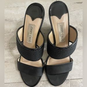 Jimmy cho black wedges